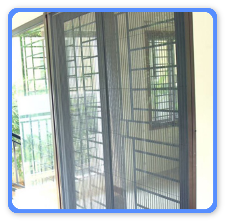 Pleated sliding system for windows